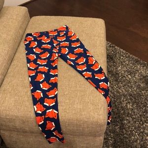 Lularoe OS fox leggings